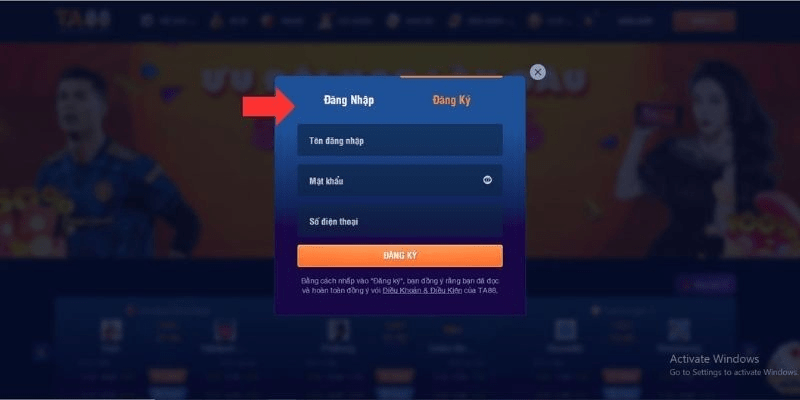 Giới thiệu thông tin về cách thức đăng ký TA88